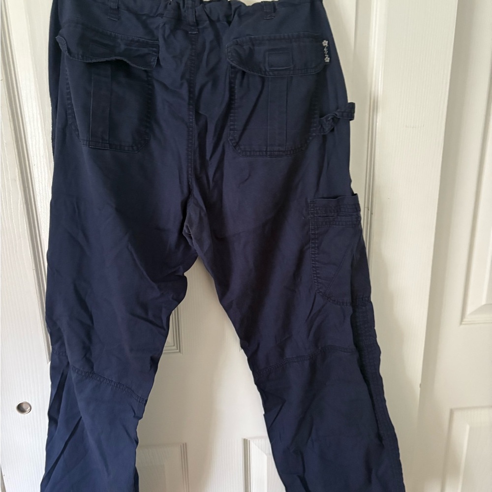 Koi Women's Navy Cargo scrub Pants